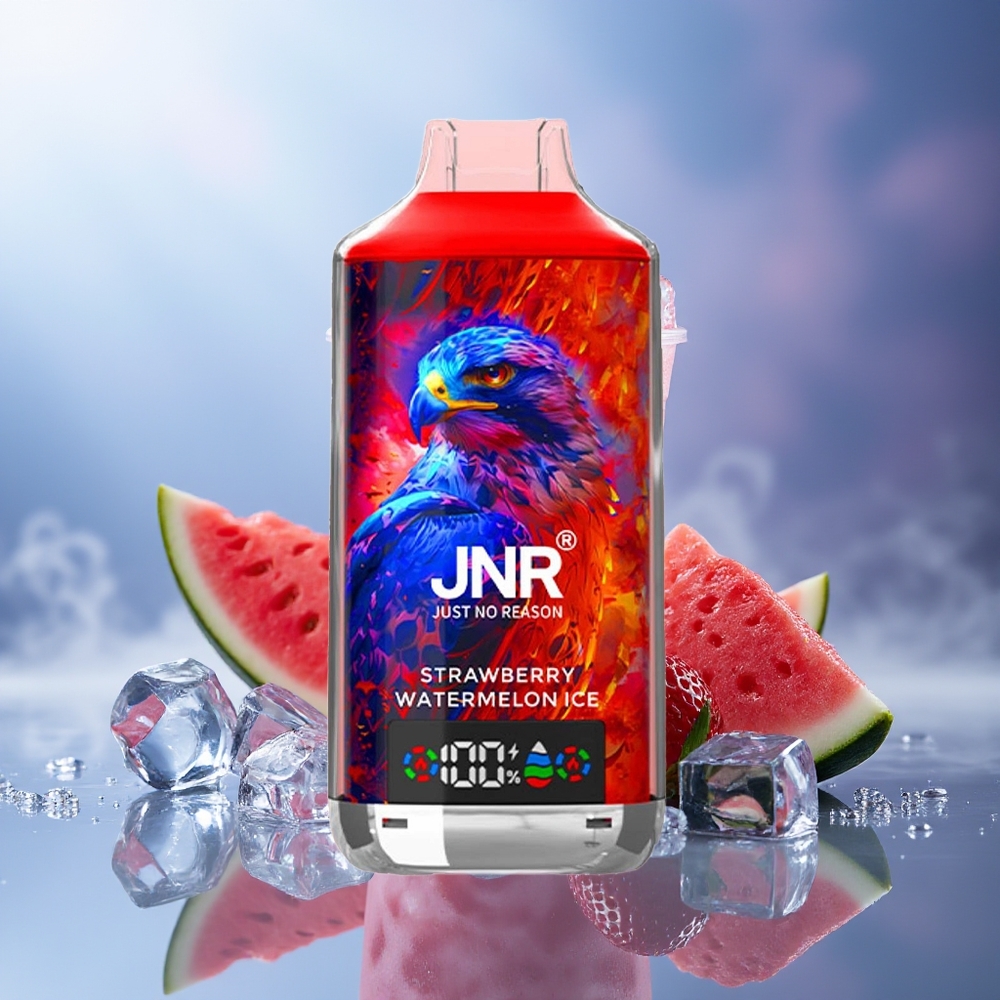 JNR Falcon X 18000 Puffs Fresa Sandía Hielo Dual Mesh Digital Type-C