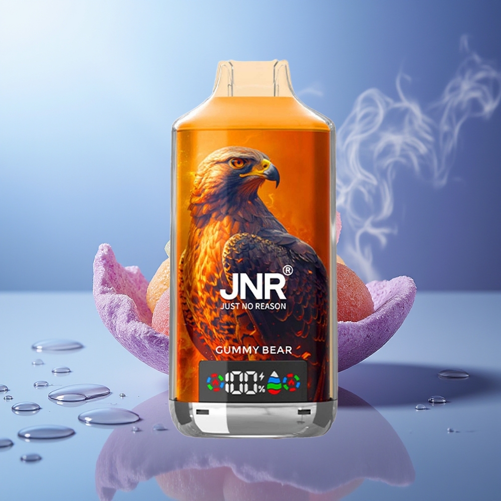 JNR Falcon X 18000 Puffs Gominola Doble Malla Digital Tipo-C