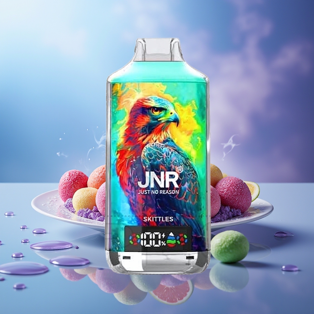 JNR Falcon X 18000 Puffs Skittles 750mAh 24ml Dual Mesh Coil