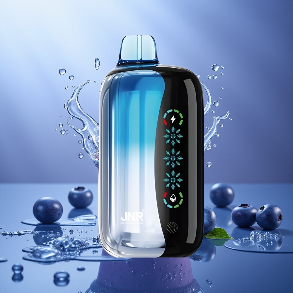 JNR Flex Ice 21000 Puffs Vape Desechable Arándano Helado Ajustable 26ml 5% Nicotina