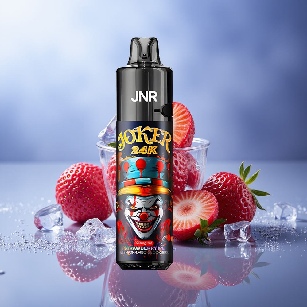 JNR Joker 24000 Puffs Strawberry Ice 2+10ml 2% 800mAh