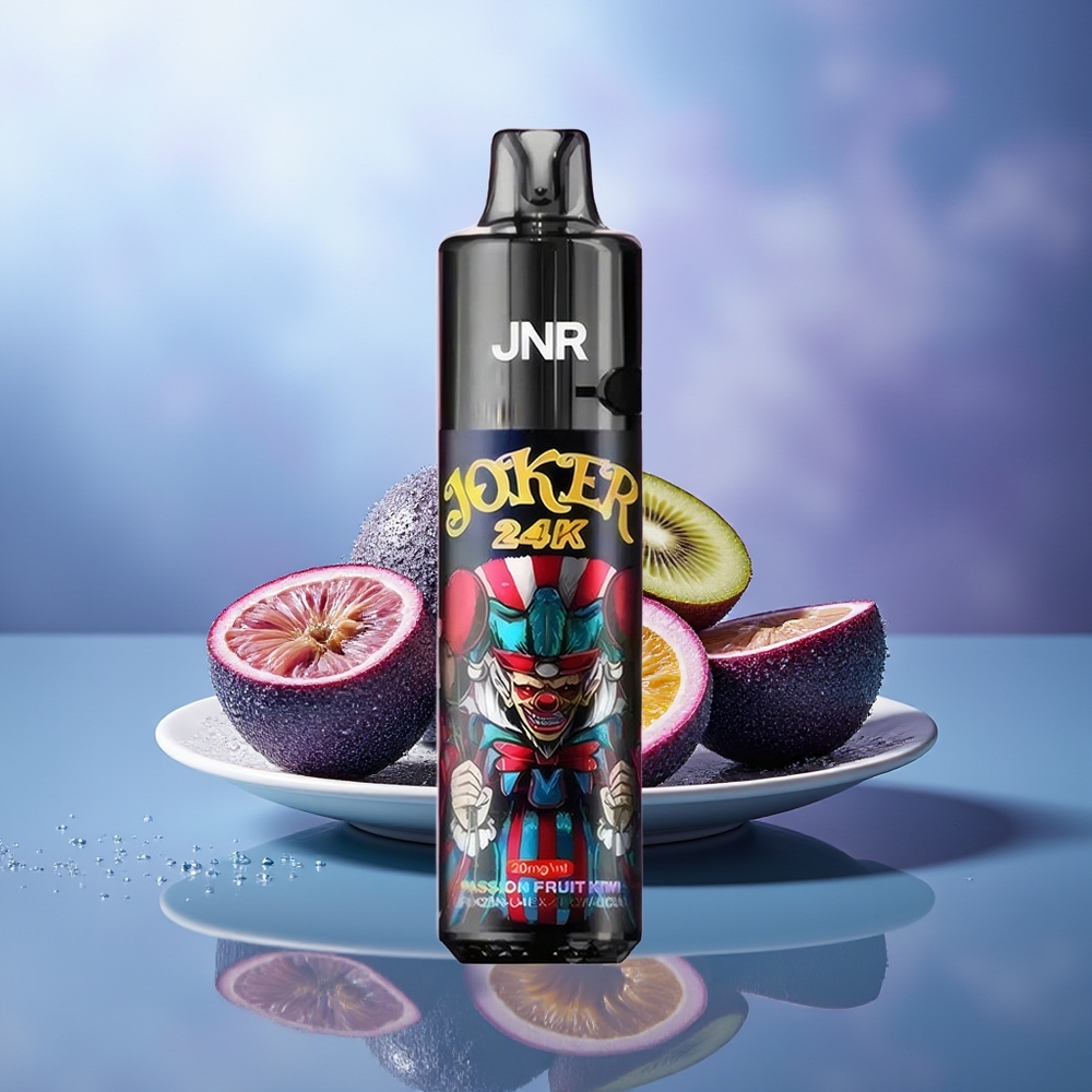 JNR Joker 24000 Puffs Vape Desechable Maracuyá Kiwi 2% Nicotina 800mAh Luz Colorida