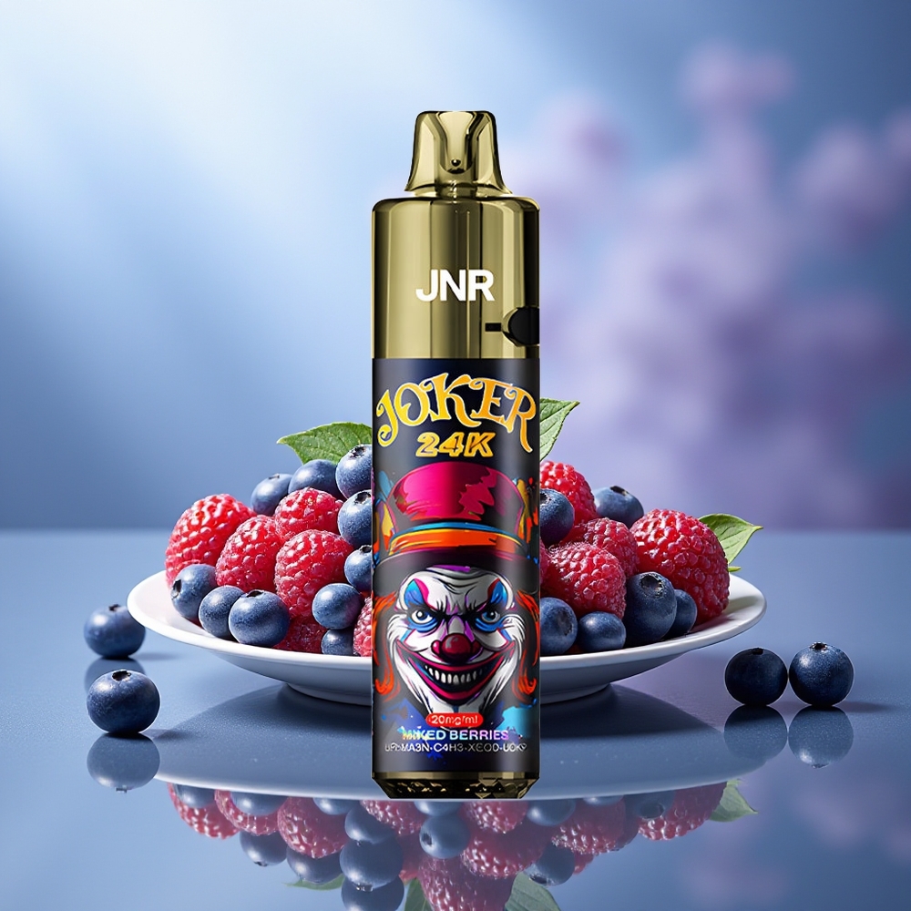 JNR Joker 24000 Puffs Vape Frutas Mixtas 2% Nicotina 800mAh Tipo-C