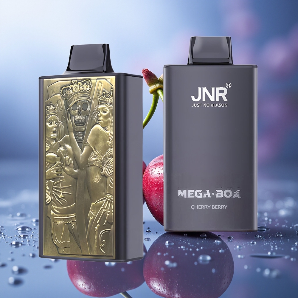 JNR Mega Box 25000 Puffs Cereza Baya 30ml 850mAh Dual Mesh