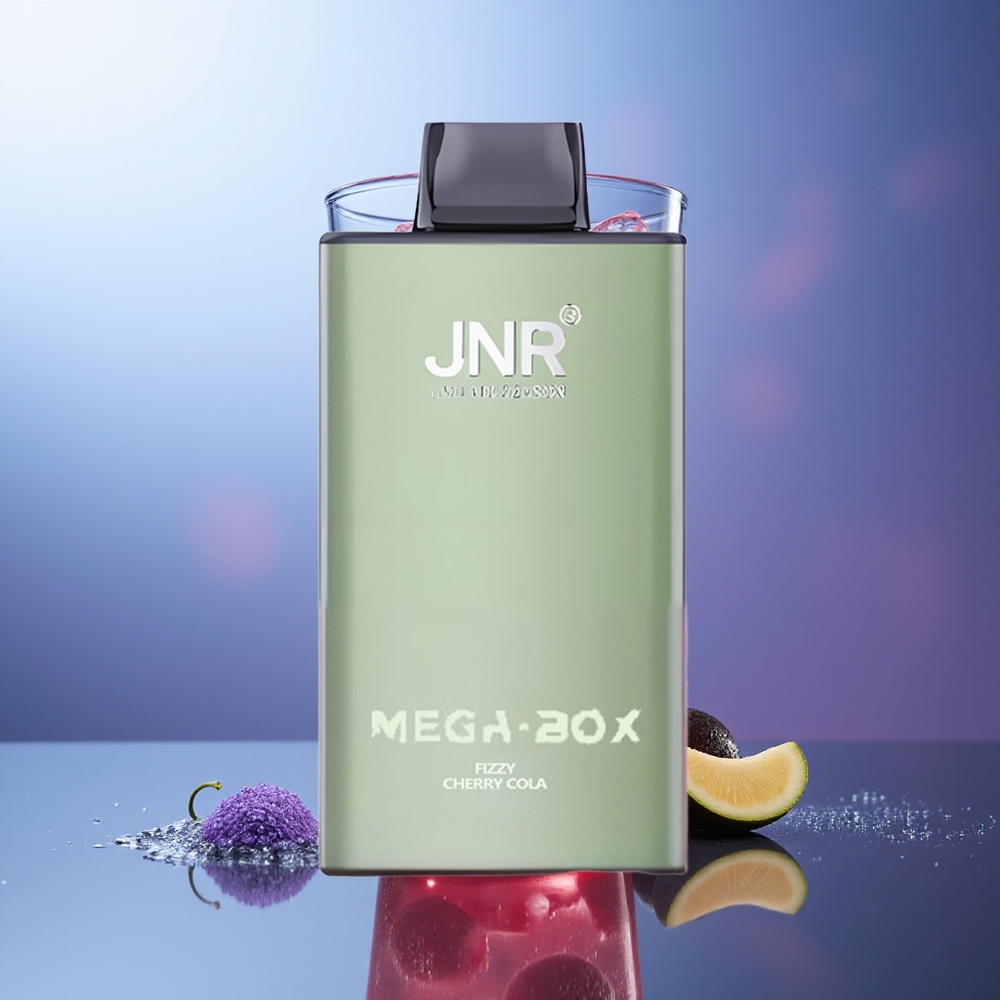 JNR Mega Box 25000 Puffs Cereza Cola Fizzy 30ml 850mAh Dual Mesh
