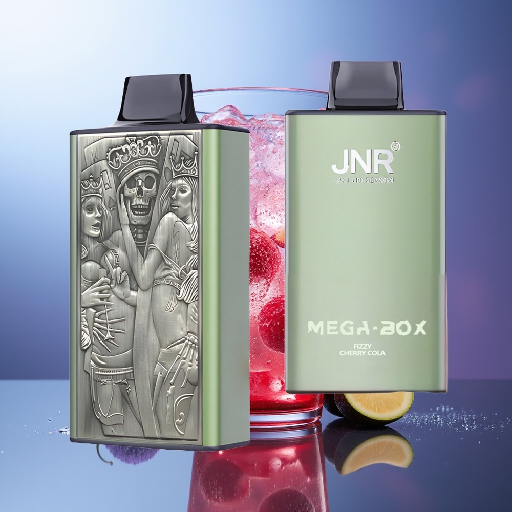 JNR Mega Box 25000 Puffs Cereza Cola Fizzy 30ml 850mAh Dual Mesh