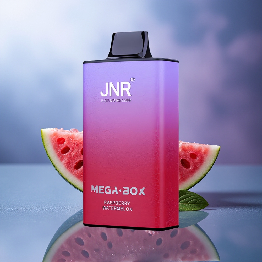 JNR Mega Box 25000 Puffs Frambuesa Sandía Dual Mesh Tipo-C