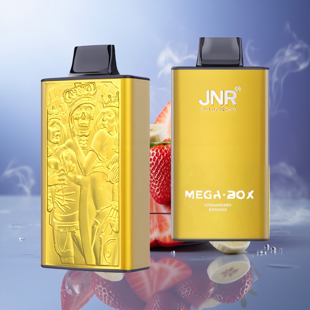 JNR Mega Box 25000 Puffs Fresa Banana Dual Mesh Tipo-C