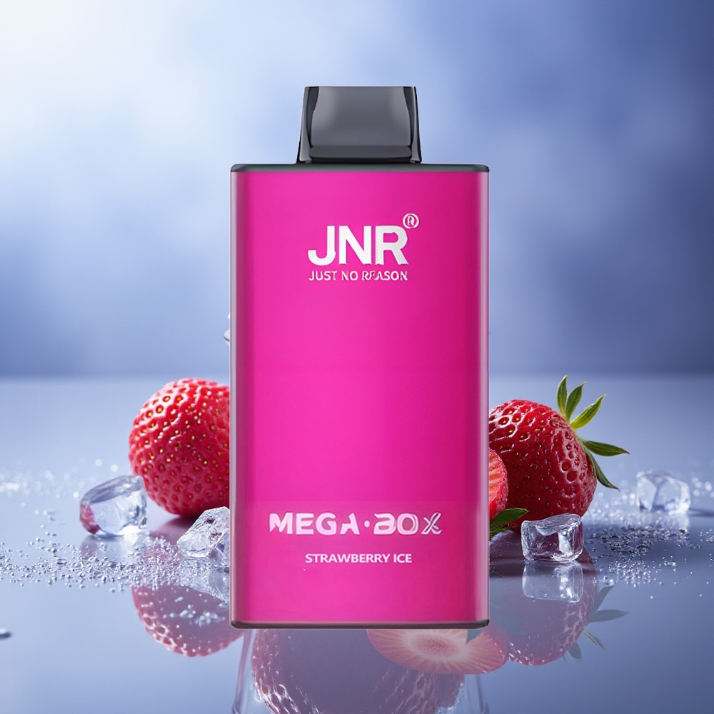 JNR Mega Box 25000 Puffs Fresa Hielo Dual Mesh Coil Tipo-C