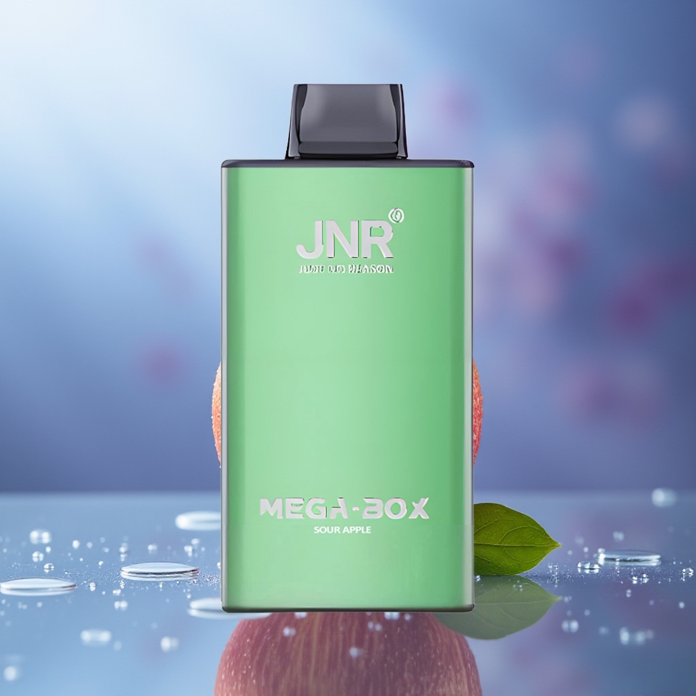 JNR Mega Box 25000 Puffs Manzana Ácida 30ml 850mAh Dual Mesh Coil