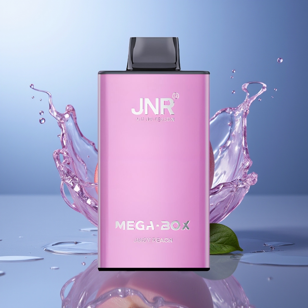 JNR Mega Box 25000 Puffs Melocotón Jugoso 30ml Dual Mesh Tipo-C