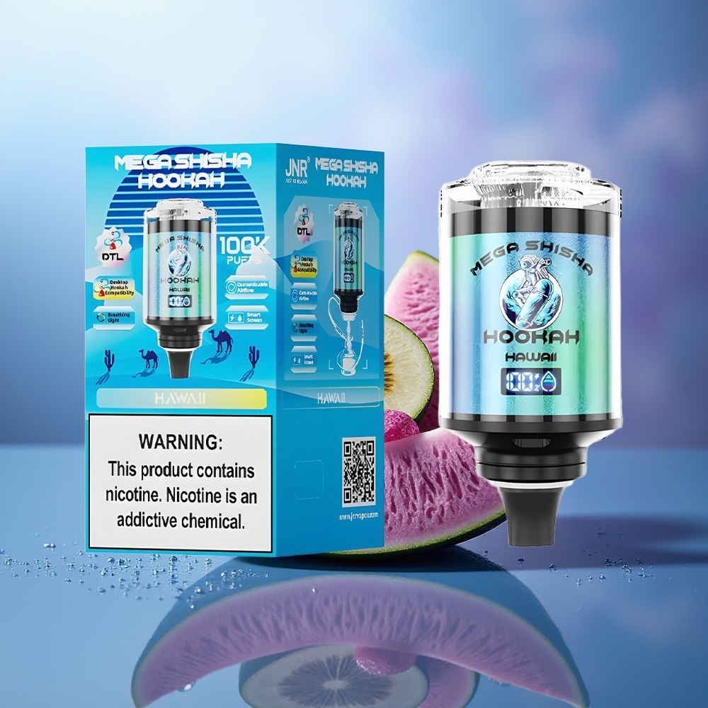 JNR Mega Shisha Hookah 100K 60ml 2200mAh Hawaii