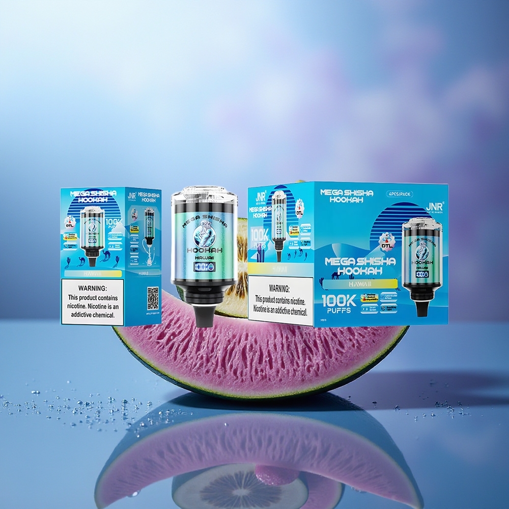 JNR Mega Shisha Hookah 100K 60ml 2200mAh Hawaii