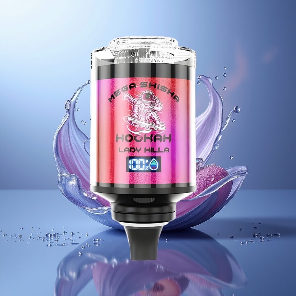 JNR Mega Shisha Hookah 100K 60ml 2200mAh Lady Killa JNR Mega Shisha Hookah 100K 60ml 2200mAh Lady Killa