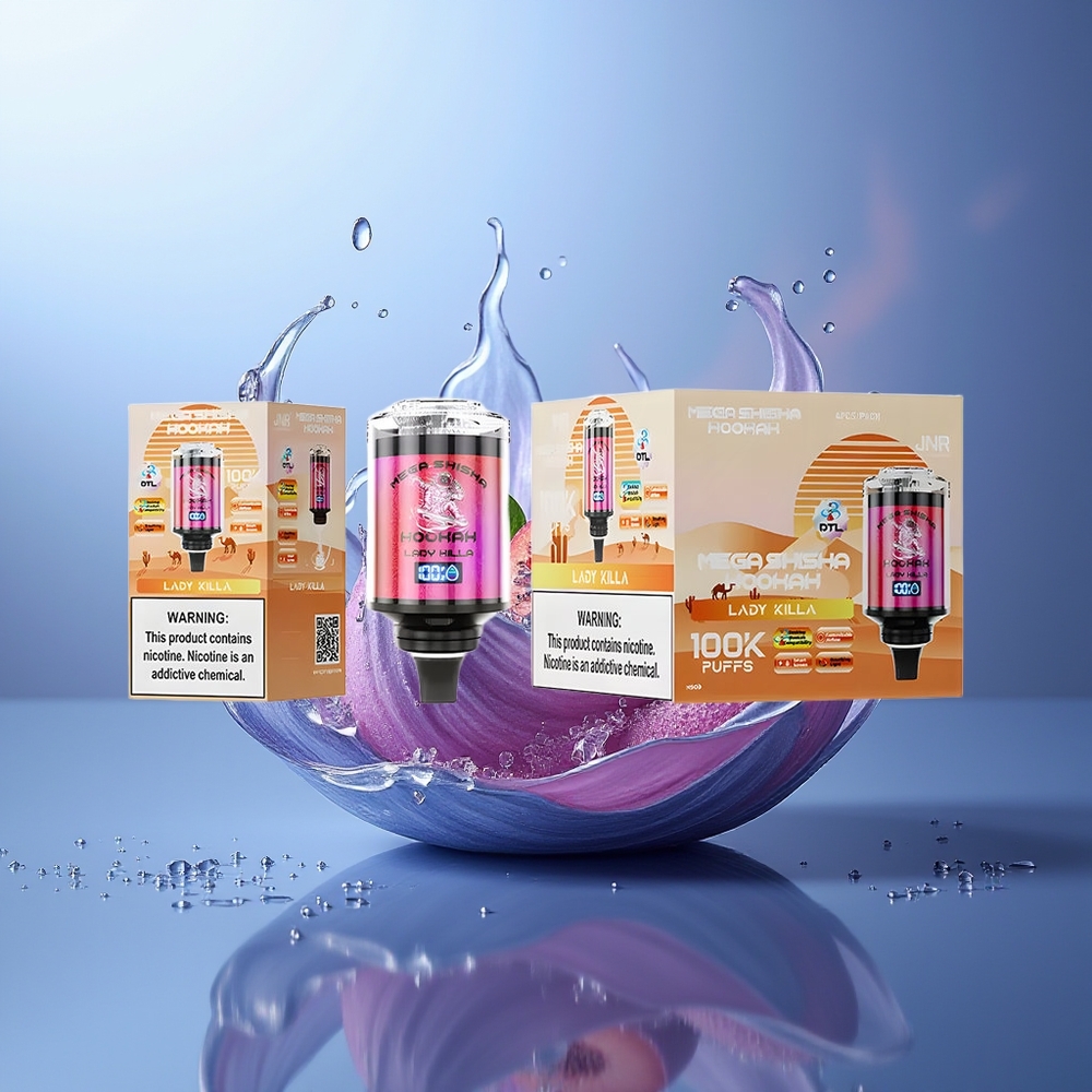 JNR Mega Shisha Hookah 100K 60ml 2200mAh Lady Killa