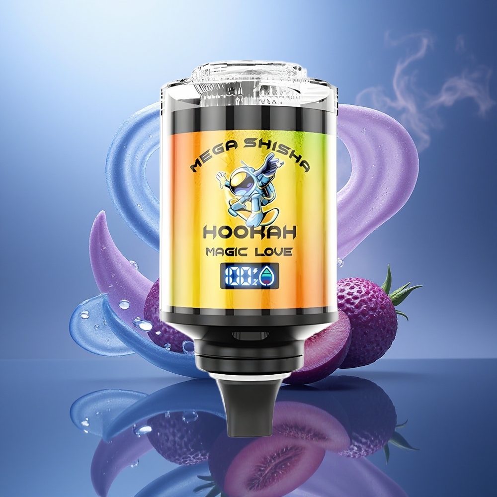 JNR Mega Shisha Hookah 100K Amor Mágico Pantalla Inteligente Tipo-C 2200mAh JNR Mega Shisha Hookah 100K Amor Mágico Pantalla Inteligente Tipo-C 2200mAh