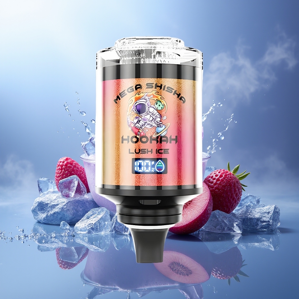 JNR Mega Shisha Hookah 100K Helado Lujoso Pantalla Inteligente Carga Rápida JNR Mega Shisha Hookah 100K Helado Lujoso Pantalla Inteligente Carga Rápida