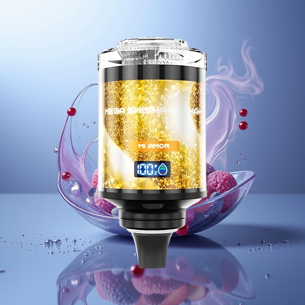 JNR Mega Shisha Hookah 100K Mi Amor 2200mAh Pantalla Interactiva 60ml Capacidad JNR Mega Shisha Hookah 100K Mi Amor 2200mAh Pantalla Interactiva 60ml Capacidad