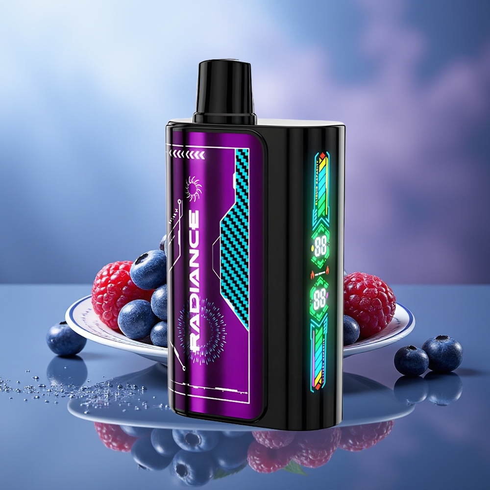 JNR Radiance 31000 Puffs 28ml Pantalla Inteligente Arándano Frambuesa Ácida