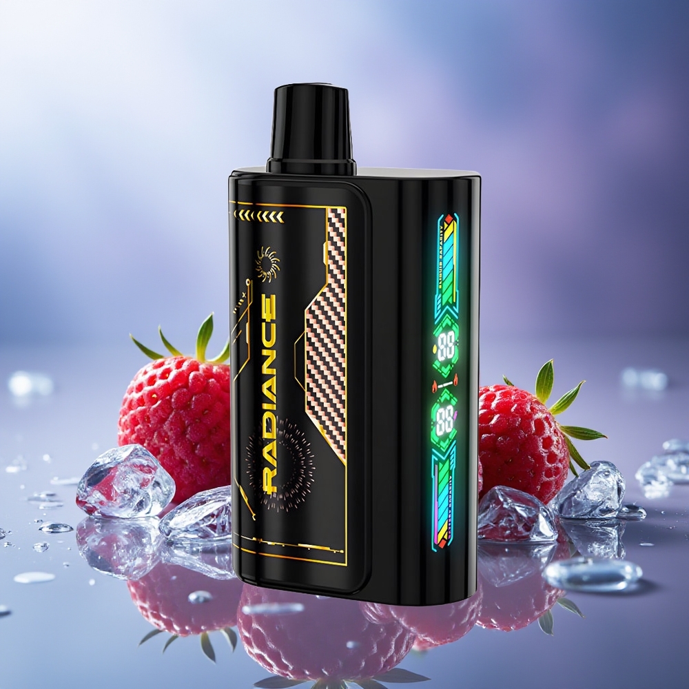 JNR Radiance 31000 Puffs Fresa Frambuesa Cereza Hielo 28ml Dual Mesh 950mAh