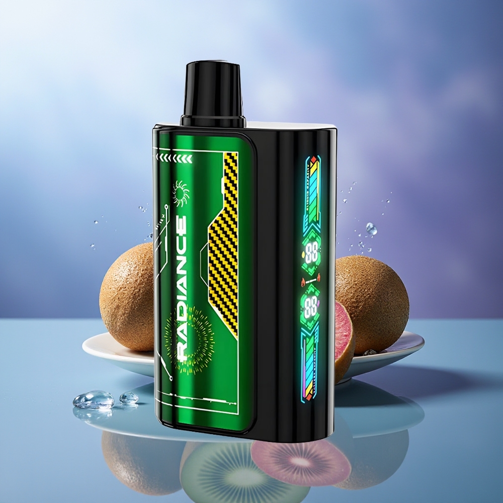 JNR Radiance 31000 Puffs Maracuyá Kiwi Pantalla Inteligente Dual Mesh 950 mAh