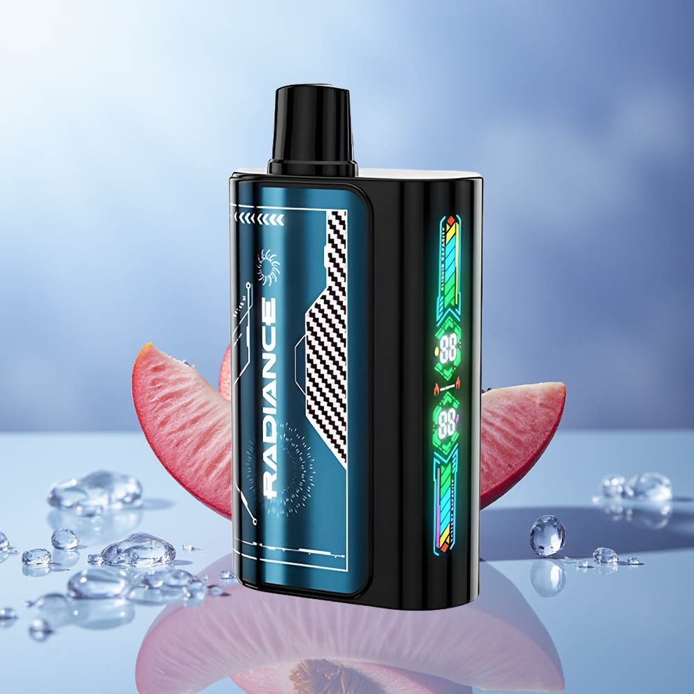 JNR Radiance 31000 Puffs Melocotón de Verano Helado Pantalla Inteligente Batería Recargable