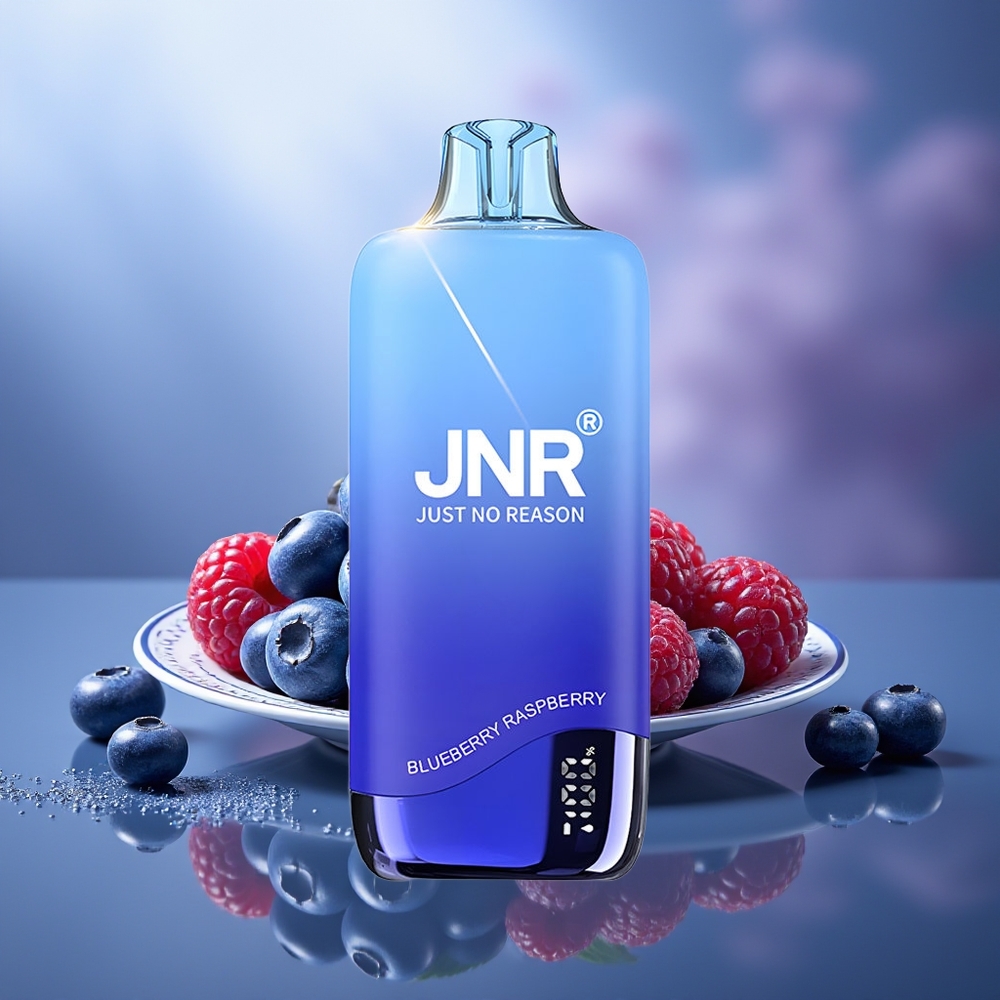 JNR Rainbow 10500 Puffs Vape Desechable Arándano Frambuesa 18ml USB Type-C 0.8ohm