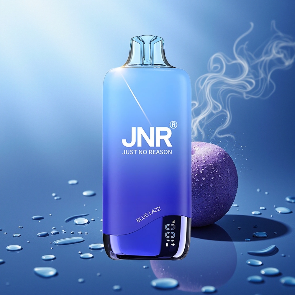 JNR Rainbow 10500 Puffs Vape Desechable Azul Lazz 18ml 0.8ohm USB-C