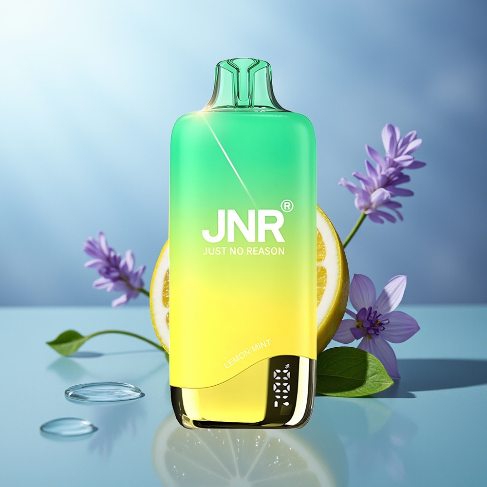 JNR Rainbow 10500 Puffs Vape Desechable Limón Menta con 18ml Tanque y 0.8ohm Bobina Malla