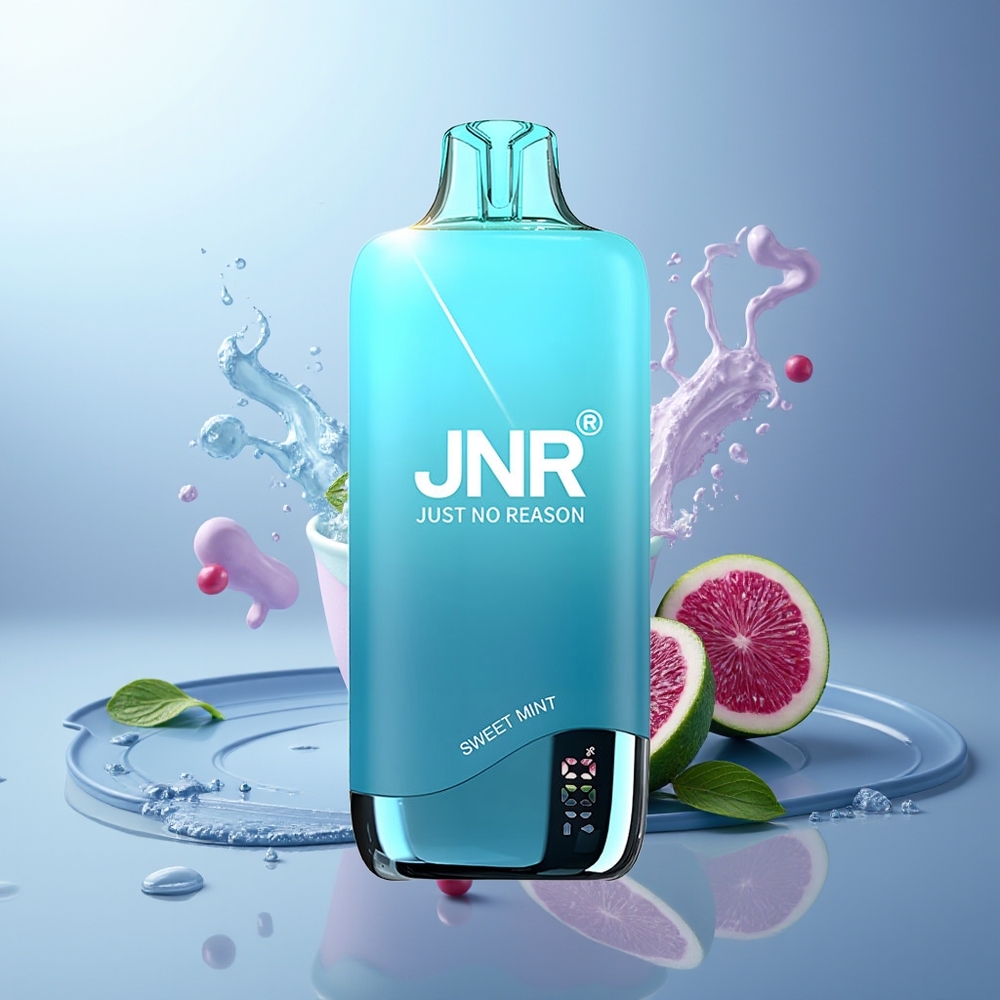 JNR Rainbow 10500 Puffs Vape Menta Dulce 18ml 0.8ohm USB-C