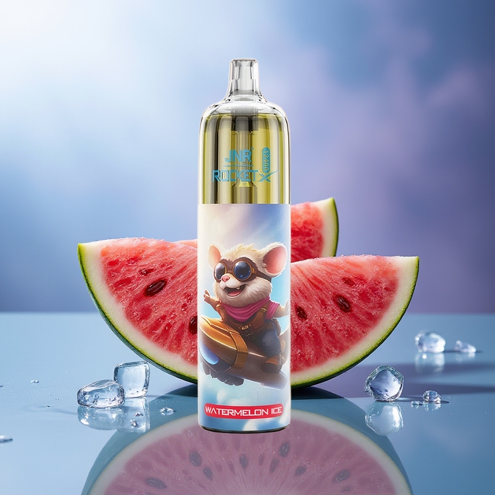 JNR Rocket-X 12400 Puffs Vape Sandía Hielo RGB Tipo-C 850mAh 1.2ohm