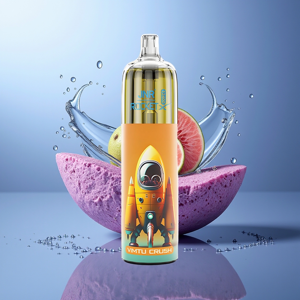 JNR Rocket-X 12400 Puffs Vimtu Crush Flujo Ajustable Luces RGB Batería 850mAh