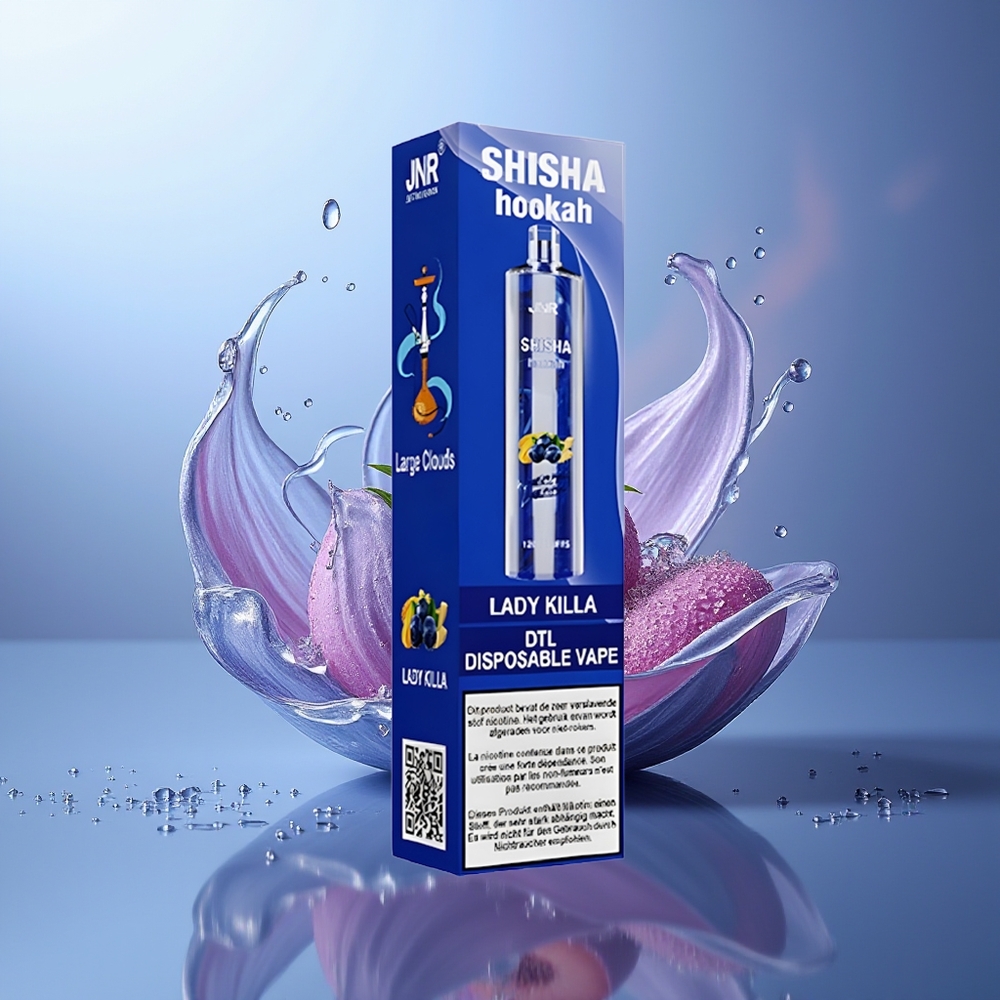 JNR Shisha Hookah 12000 Puffs 24ml Tipo-C Lady Killa