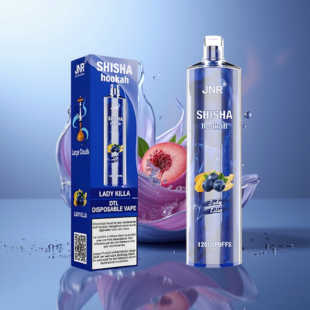 JNR Shisha Hookah 12000 Puffs 24ml Tipo-C Lady Killa