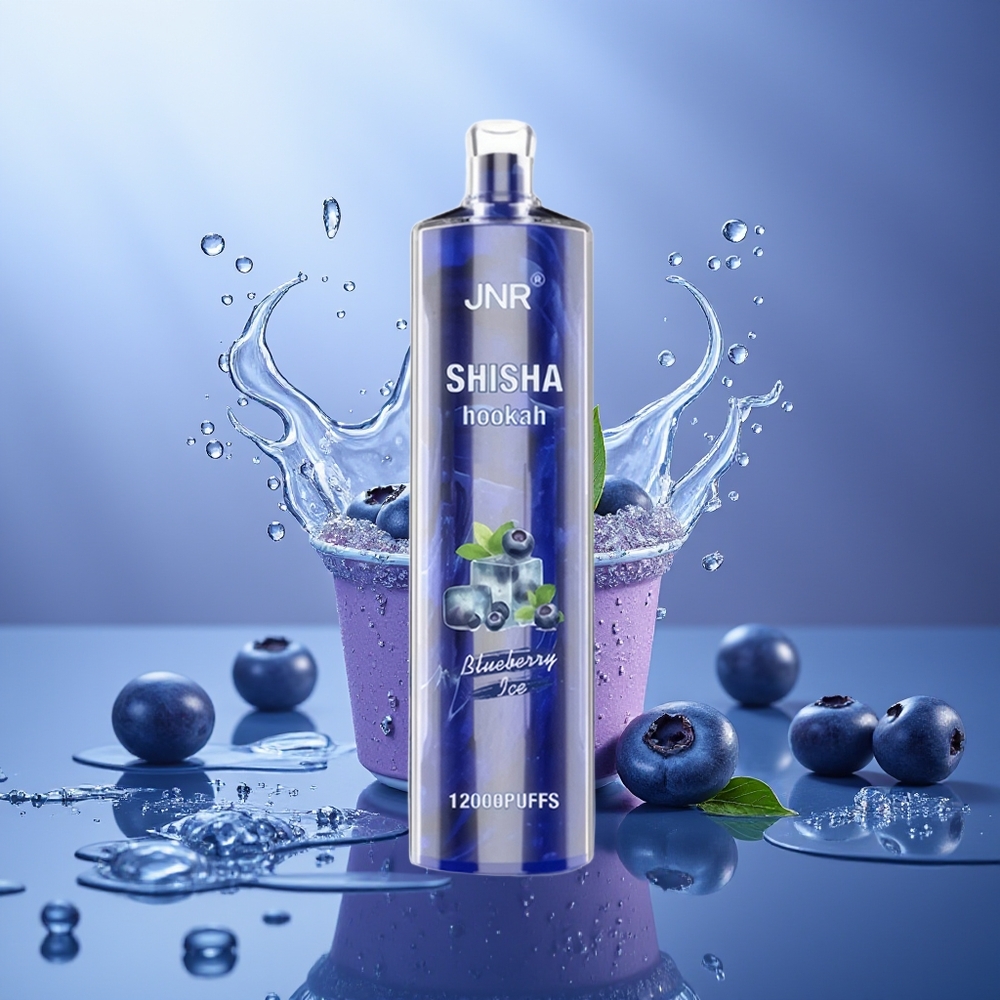 JNR Shisha Hookah 12000 Puffs 750mAh 24ml Blueberry Ice