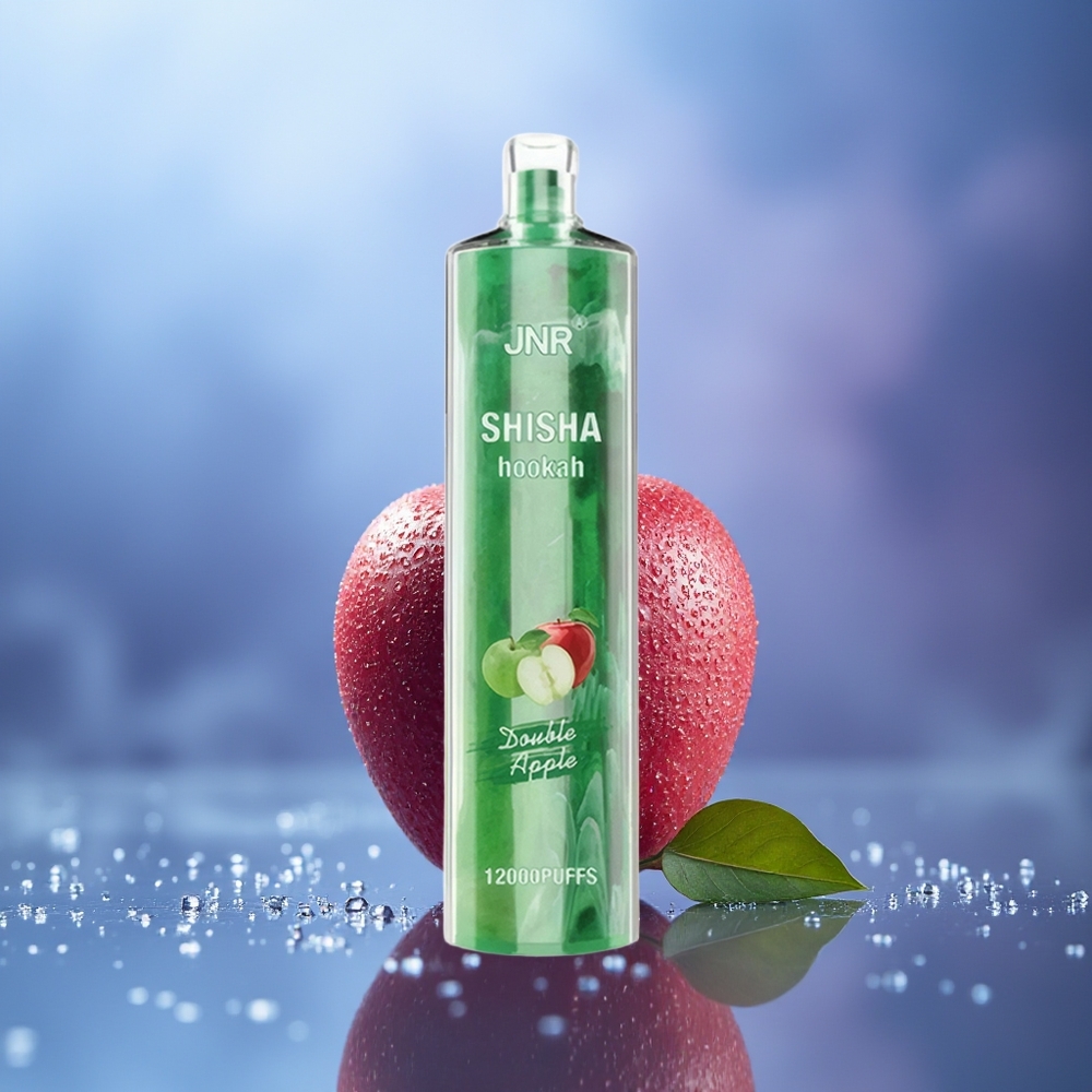 JNR Shisha Hookah 12000 Puffs Doble Manzana 750mAh 24ml Tipo-C