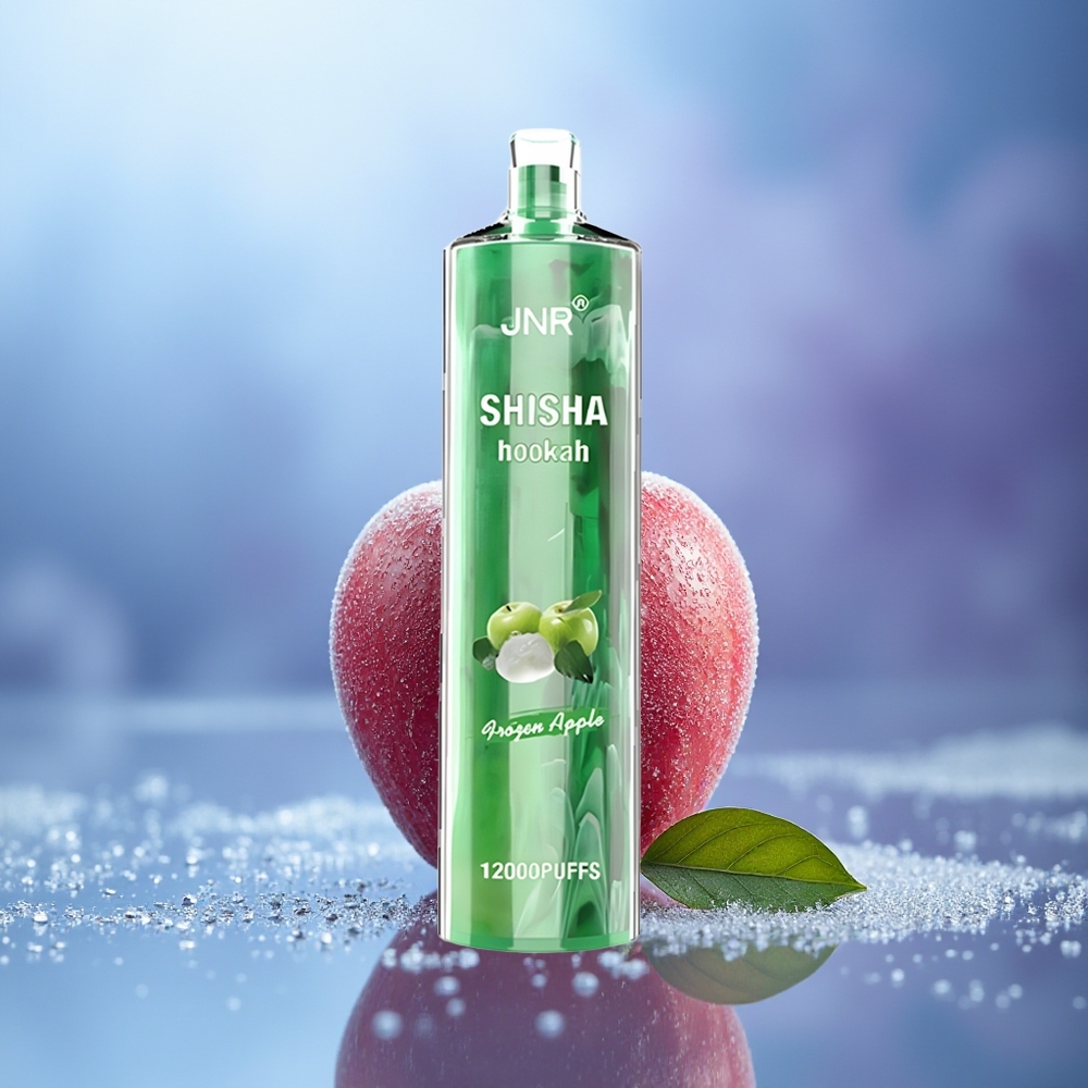 JNR Shisha Hookah 12000 Puffs Manzana Congelada 750mAh 24ml Type-C
