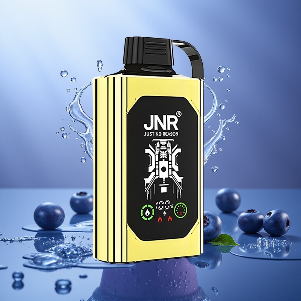 JNR Shisha Hookah Box 20500 Puffs Arándano Hielo HD Display 1000mAh Type-C JNR Shisha Hookah Box 20500 Puffs Arándano Hielo HD Display 1000mAh Type-C