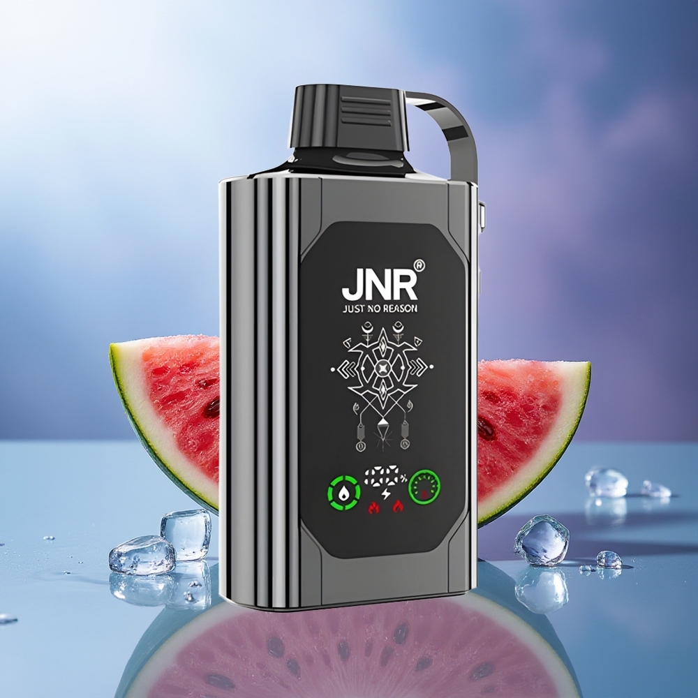 JNR Shisha Hookah Box 20500 Puffs Sandía Hielo HD Display 1000mAh Dual Mesh Coil JNR Shisha Hookah Box 20500 Puffs Sandía Hielo HD Display 1000mAh Dual Mesh Coil