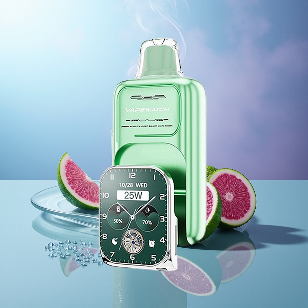 JNR VapeWatch 30000 Puffs 1000mAh 19mL Menta de Miami Dual Mesh Coil