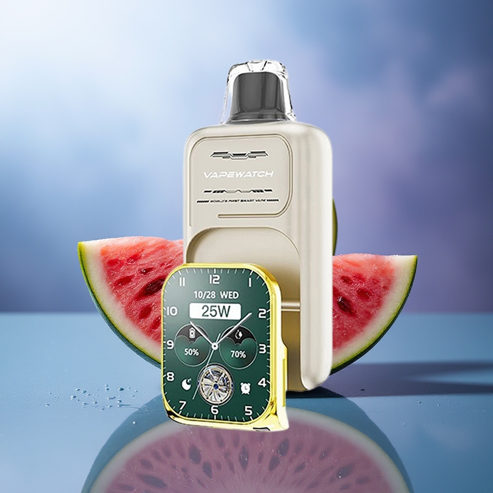 JNR VapeWatch 30000 Puffs Sandía Hielo 1000mAh 19mL Tipo-C