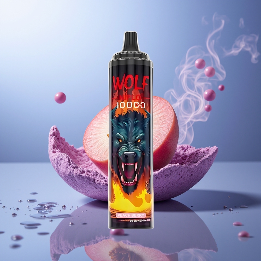 JNR Wolf Niplo 10000 Puffs Durazno Baya 1.0 Ohm 650mAh 20ml