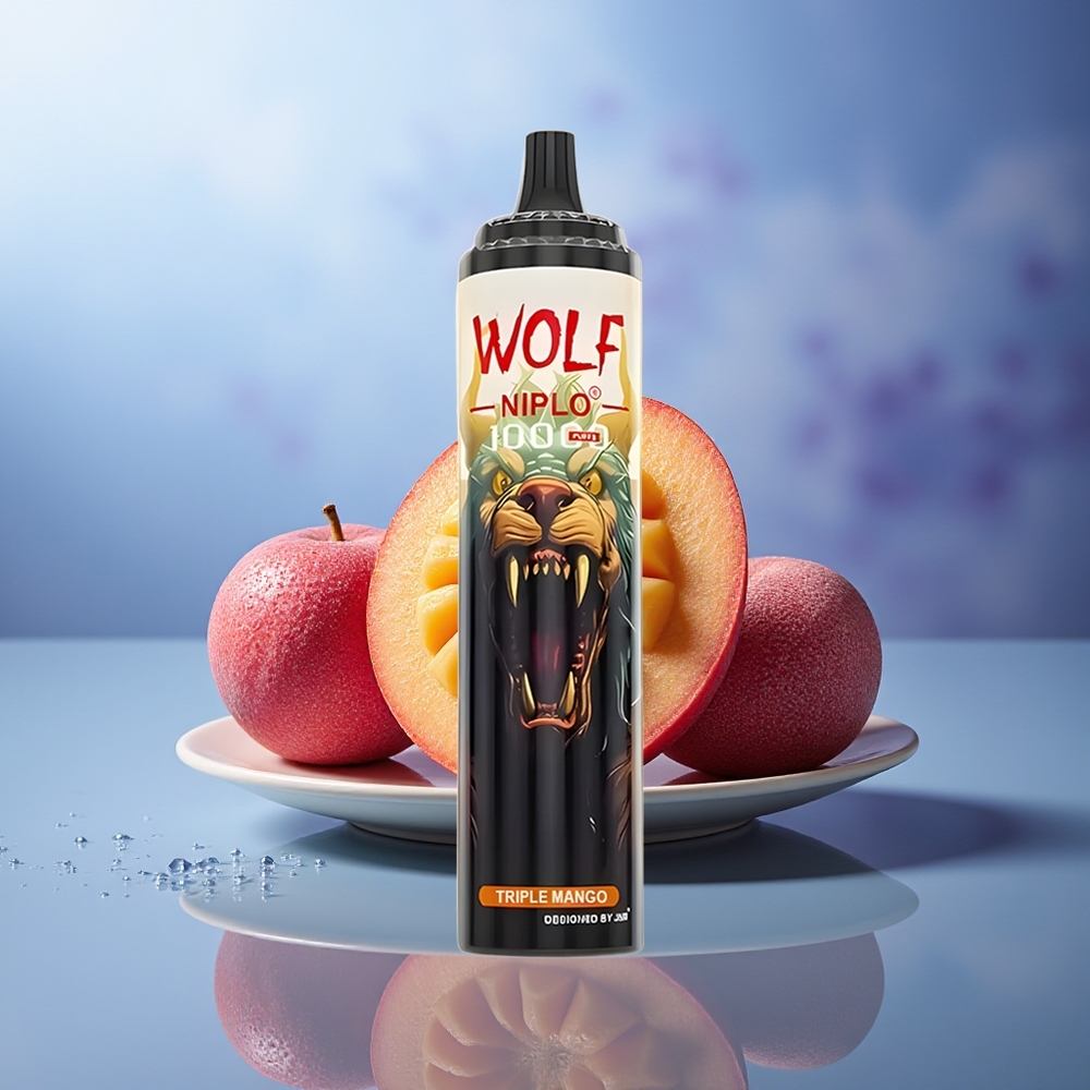 JNR Wolf Niplo 10000 Puffs Triple Mango Malla 1.0 Ohm 20ml