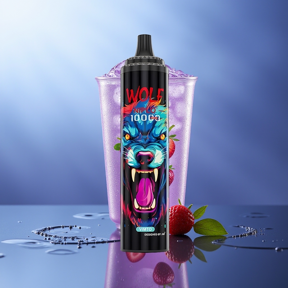 JNR Wolf Niplo 10000 Puffs Vimto 1.0 Ohm 20ml Tipo-C