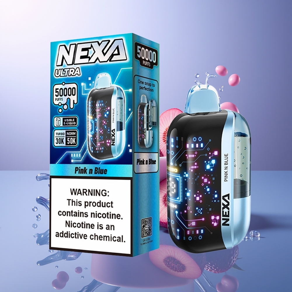 NEXA Ultra 50000 Chupadas Rosa y Azul 20ml 800mah 5%