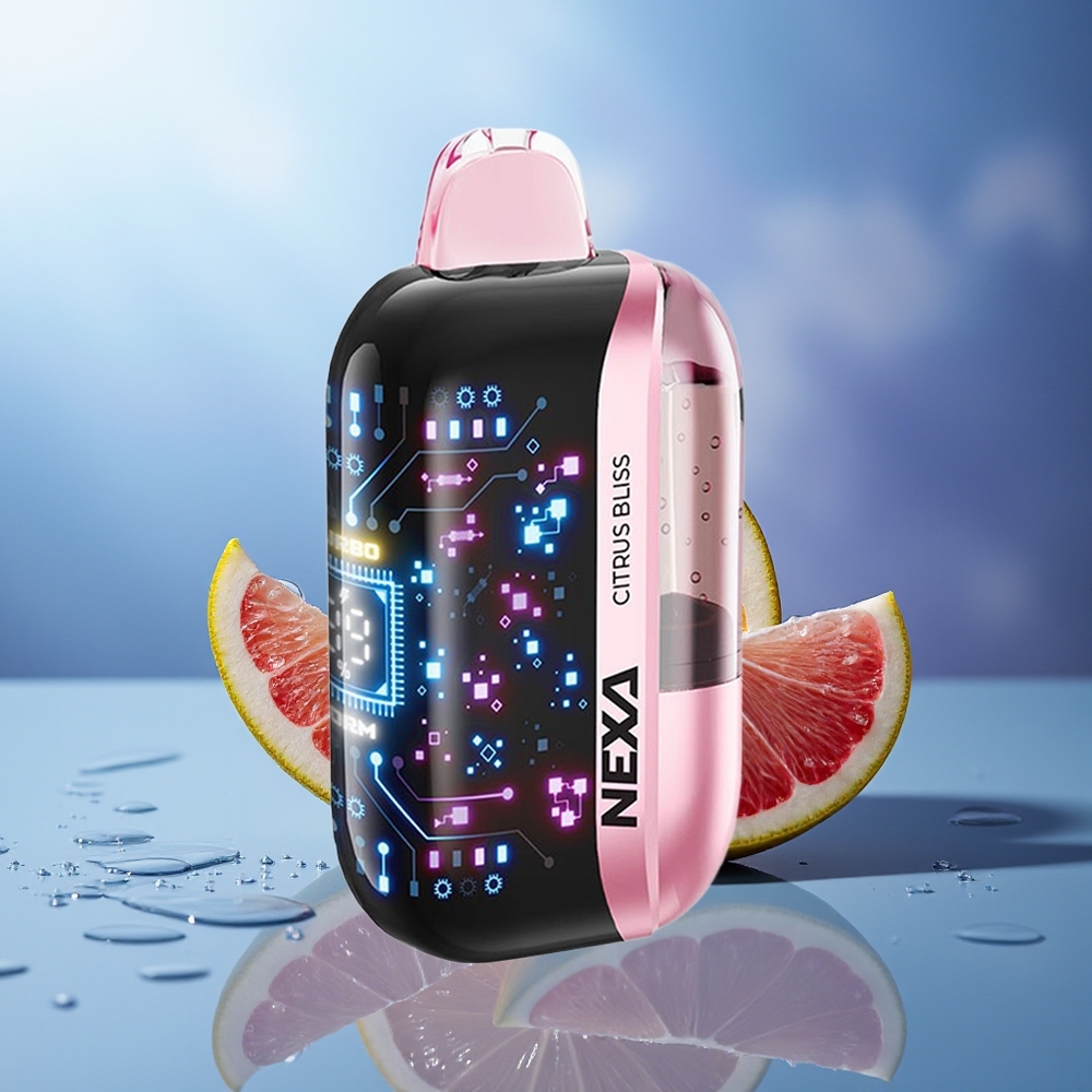 NEXA Ultra 50000 Puffs Cítrico Bliss 20ml Pantalla 3D Tipo-C