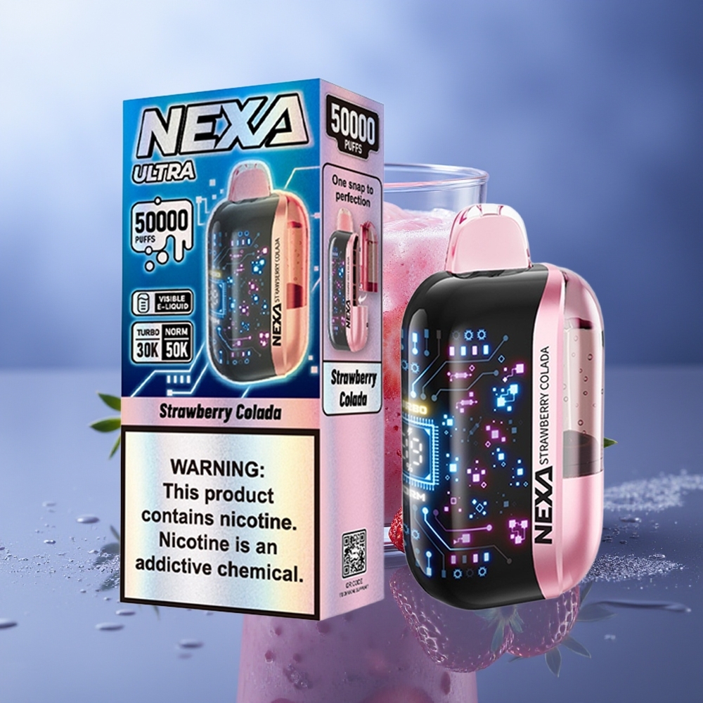 NEXA Ultra 50000 Puffs Fresa Colada 20ml 800mAh Tipo-C