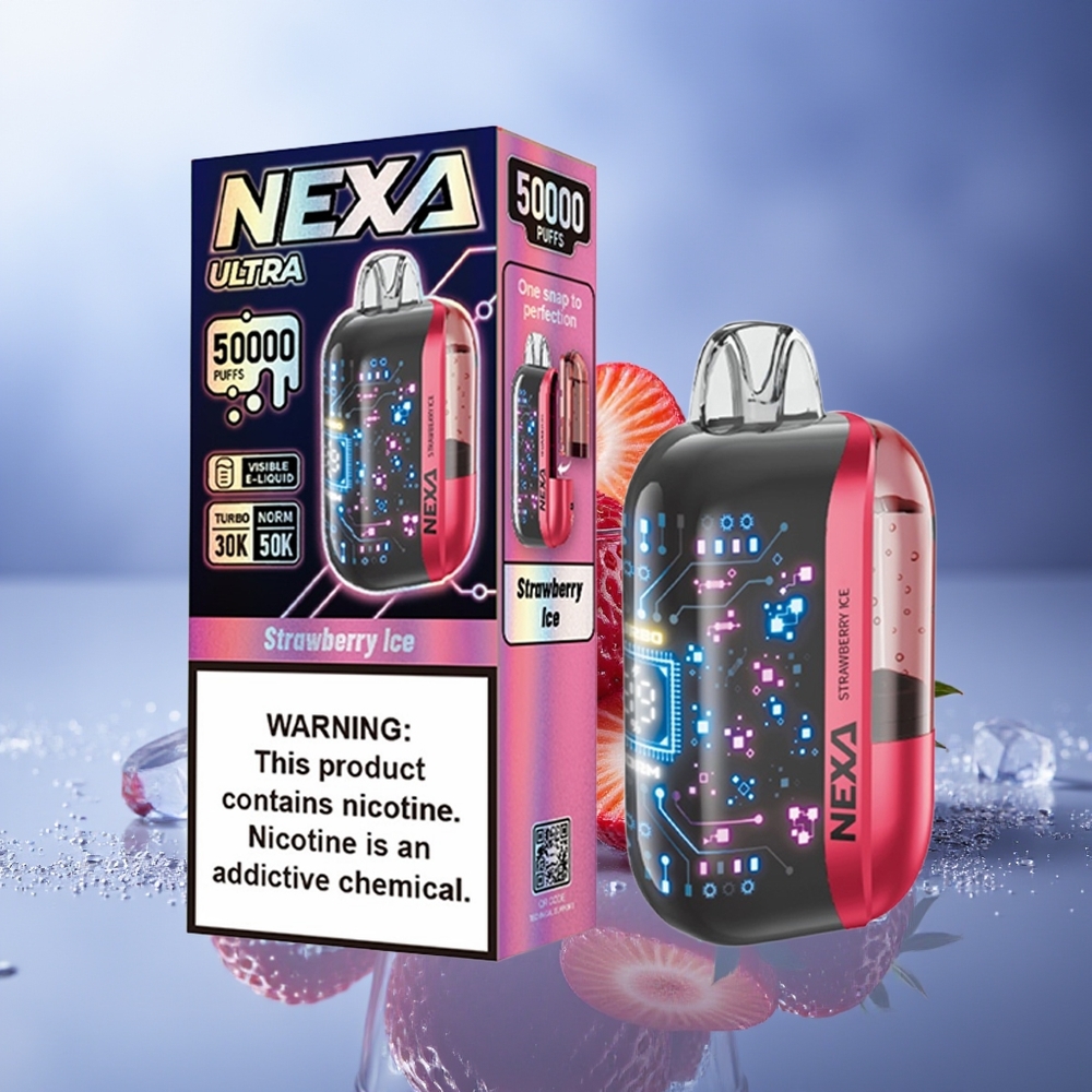 NEXA Ultra 50000 Puffs Fresa Hielo 20ml 800mah 5%