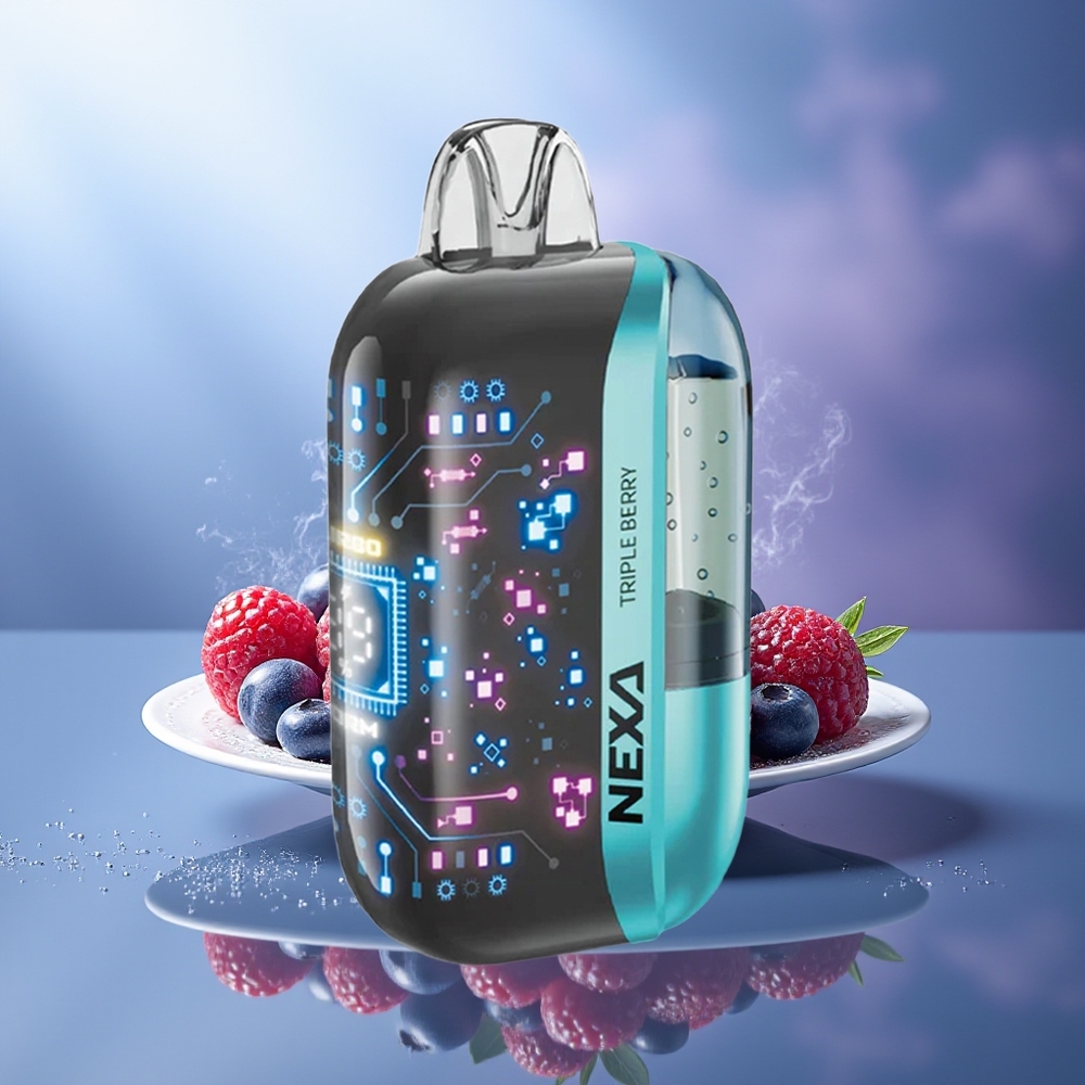 NEXA Ultra 50000 Puffs Triple Bayas 20ml Dual Mesh Pantalla Curva